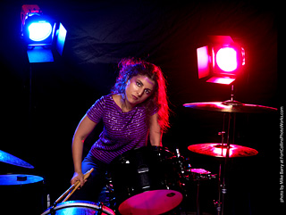 Mirna on Drums