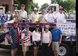Fort Collins Symphony at the July 4 parade