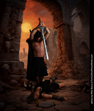 Shelly and Andrew Viking shoot