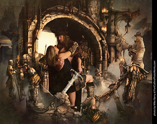 Shelly and Andrew Viking shoot