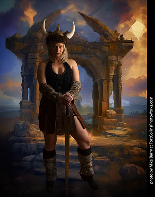 Shelly and Andrew Viking shoot