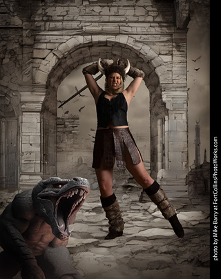 Shelly and Andrew Viking shoot