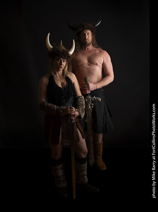 Shelly and Andrew Viking shoot