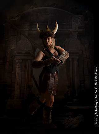 Shelly and Andrew Viking shoot