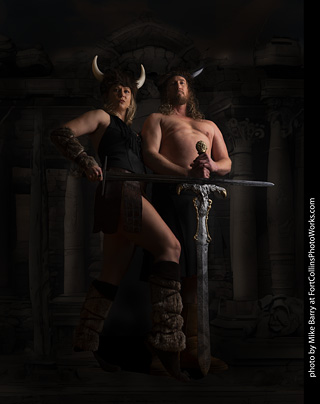 Shelly and Andrew Viking shoot