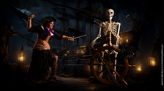Jennifer dark pirate shoot
