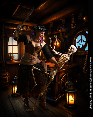 Jennifer dark pirate shoot