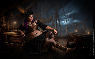 Jennifer dark pirate shoot