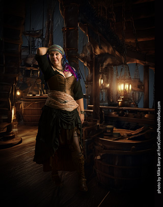 Jennifer dark pirate shoot